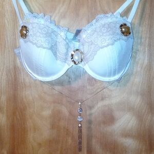 Jessica 34c bra with jewels and sequence